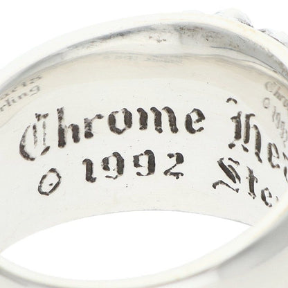 Chrome Hearts FLRL CRS Floral Silver Ring Size ONE SIZE