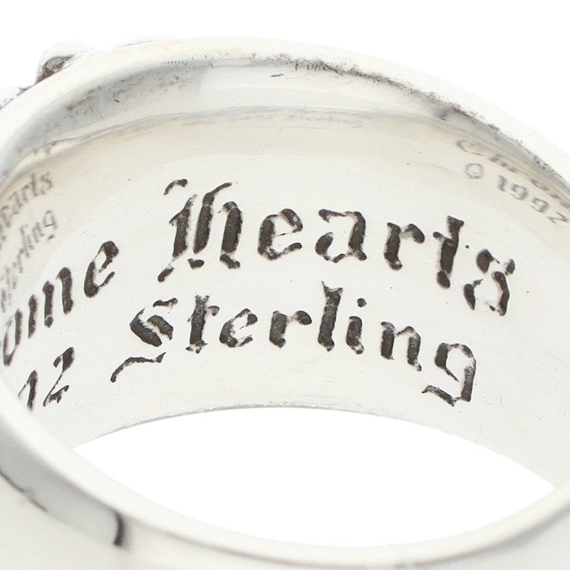 Chrome Hearts FLRL CRS Floral Silver Ring Size ONE SIZE