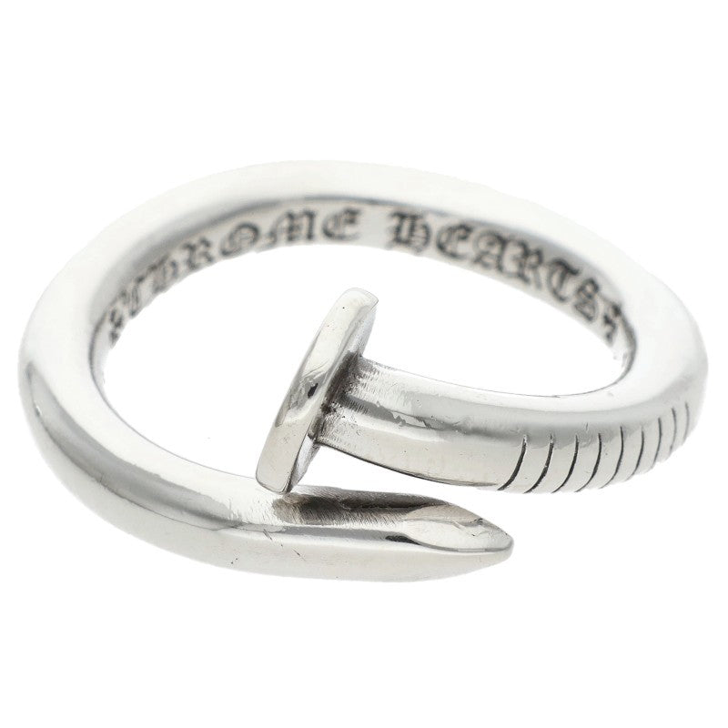 Chrome Hearts NAIL FLAT Silver Ring Size ONE SIZE