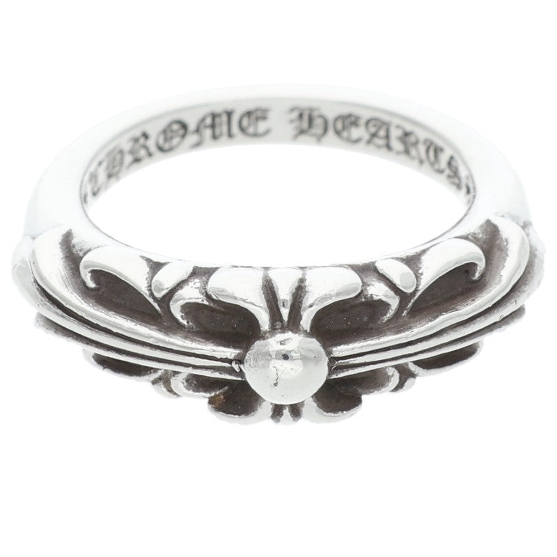 Chrome Hearts Baby Classic Floral Cross Silver Ring Size 6.5