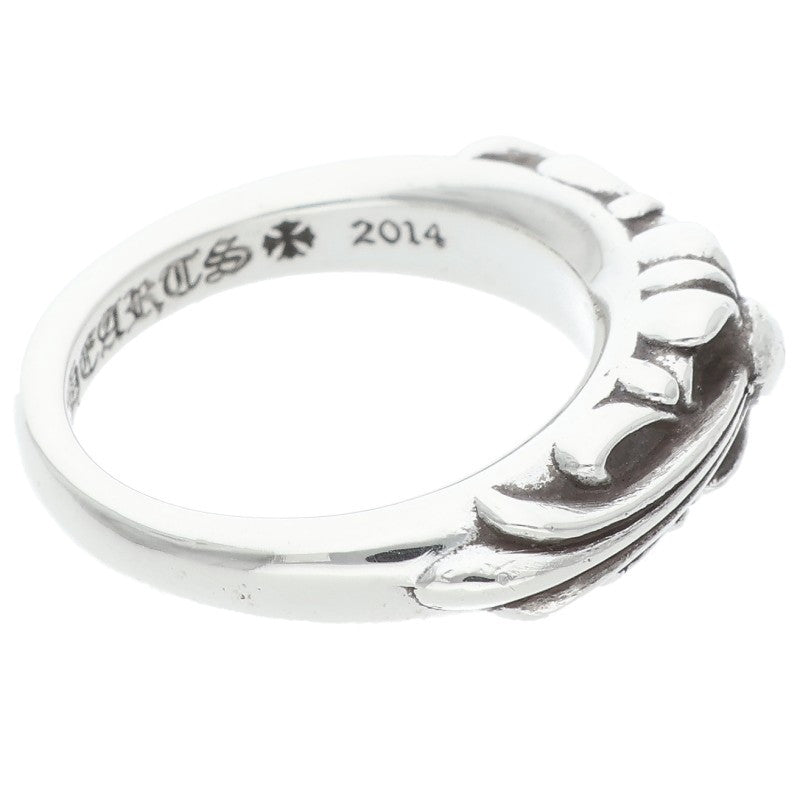 Chrome Hearts Baby Classic Floral Cross Silver Ring Size 6.5