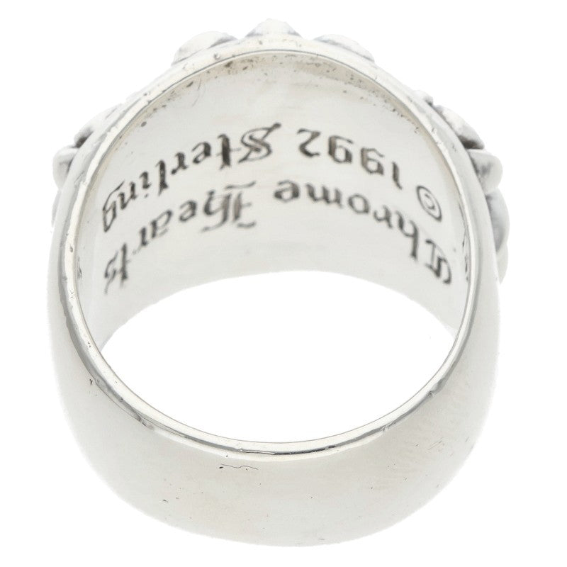 Chrome Hearts Keeper Sterling Silver Ring Size US 8.5
