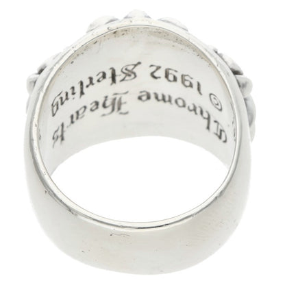 Chrome Hearts Keeper Sterling Silver Ring Size US 8.5