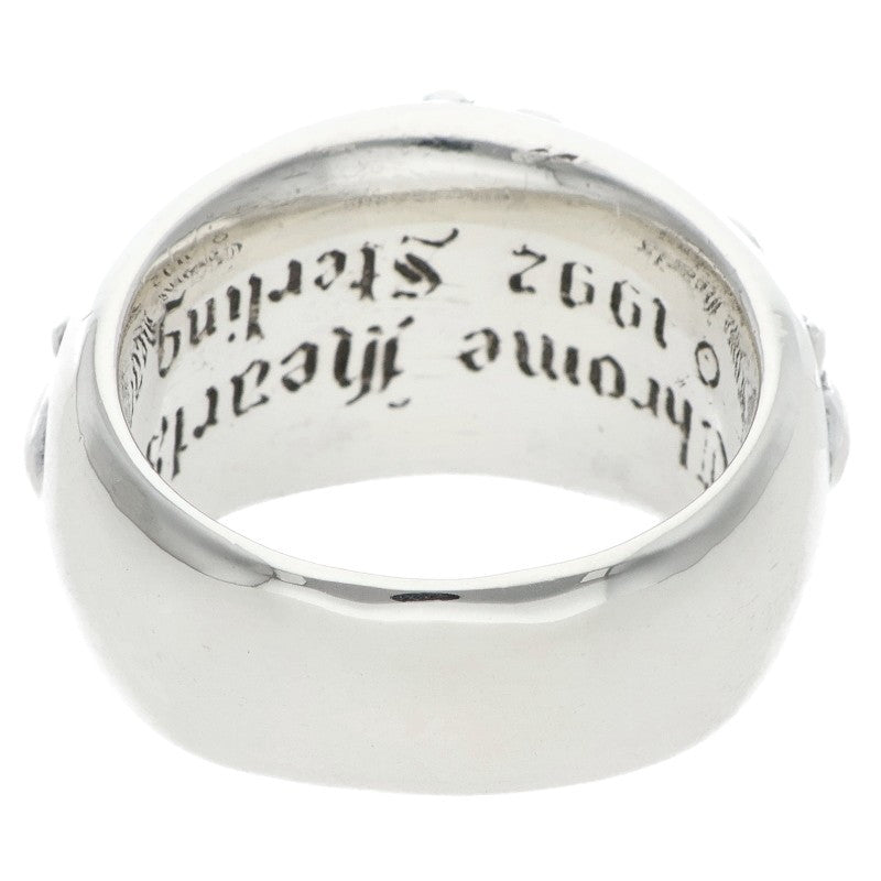 Chrome Hearts FLRL CRS Sterling Silver Ring Size ONE SIZE