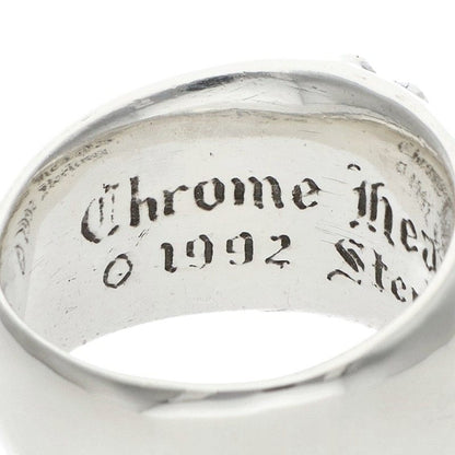 Chrome Hearts FLRL CRS Sterling Silver Ring Size ONE SIZE