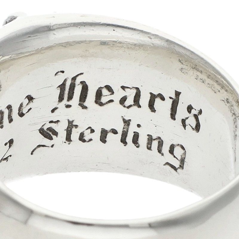 Chrome Hearts FLRL CRS Sterling Silver Ring Size ONE SIZE