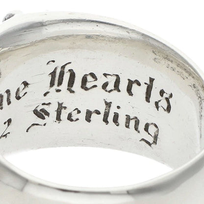 Chrome Hearts FLRL CRS Sterling Silver Ring Size ONE SIZE
