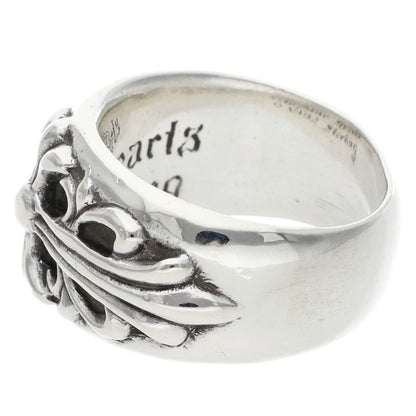 Chrome Hearts FLRL CRS Sterling Silver Ring Size ONE SIZE