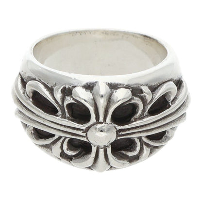 Chrome Hearts FLRL CRS Sterling Silver Ring Size US 6