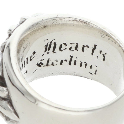 Chrome Hearts FLRL CRS Sterling Silver Ring Size US 6