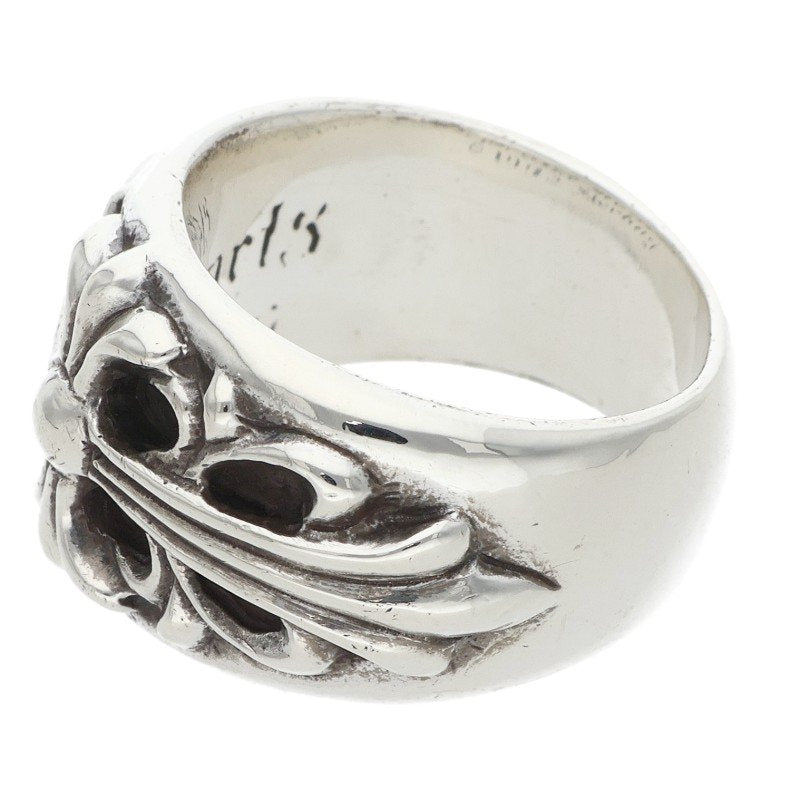 Chrome Hearts FLRL CRS Sterling Silver Ring Size US 6
