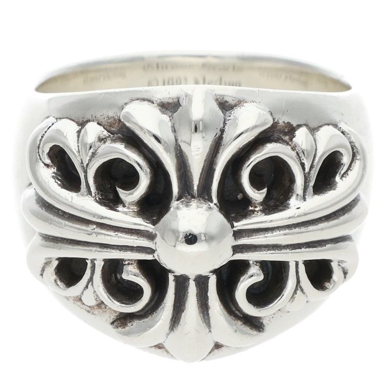 Chrome Hearts KEEPER Sterling Silver Ring Size US 13