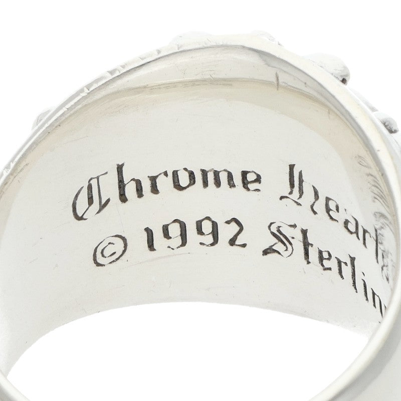 Chrome Hearts KEEPER Sterling Silver Ring Size US 13