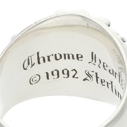 Chrome Hearts KEEPER Sterling Silver Ring Size US 13