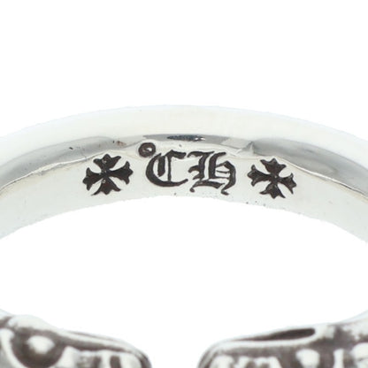 Chrome Hearts DOUBLE DOG 925 Silver Ring Size ONE SIZE