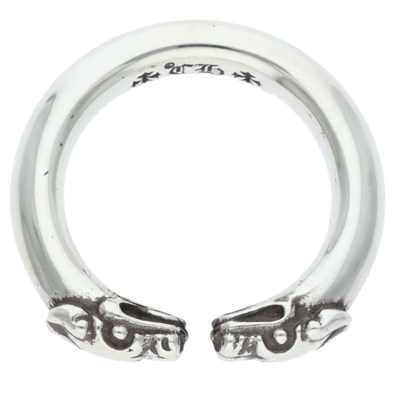 Chrome Hearts DOUBLE DOG 925 Silver Ring Size ONE SIZE
