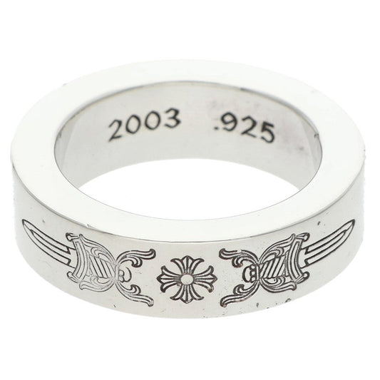 Chrome Hearts 6mm SPACER DAGGER 925 Ring Size ONE SIZE