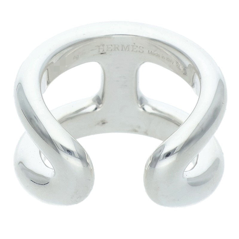 HERMES Osmose PM Silver 925 Ring Size 50