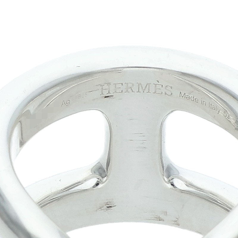 HERMES Osmose PM Silver 925 Ring Size 50