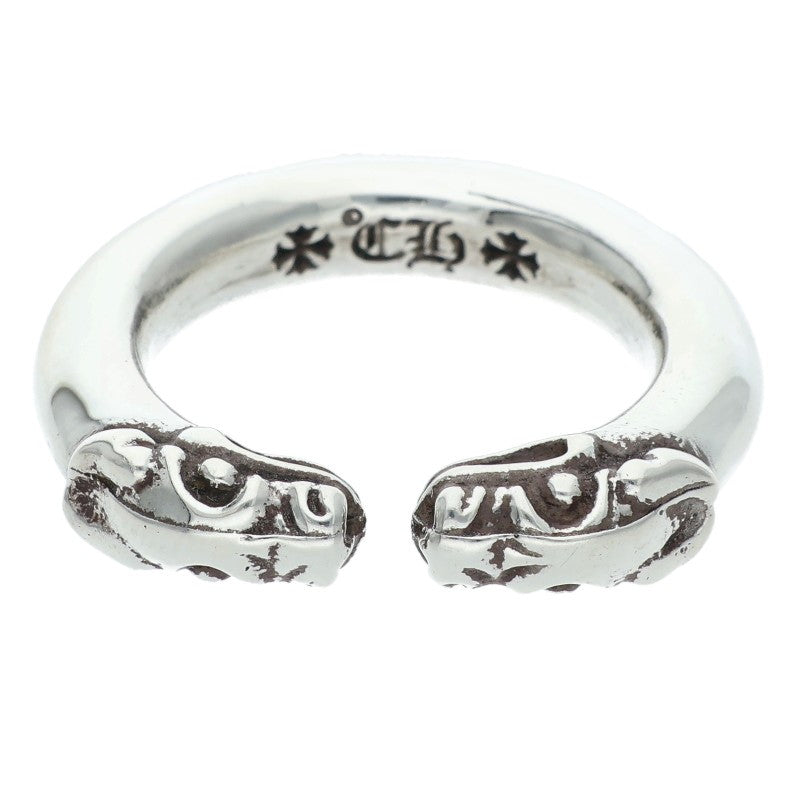 Chrome Hearts DOUBLE DOG Silver 925 Ring Size ONE SIZE