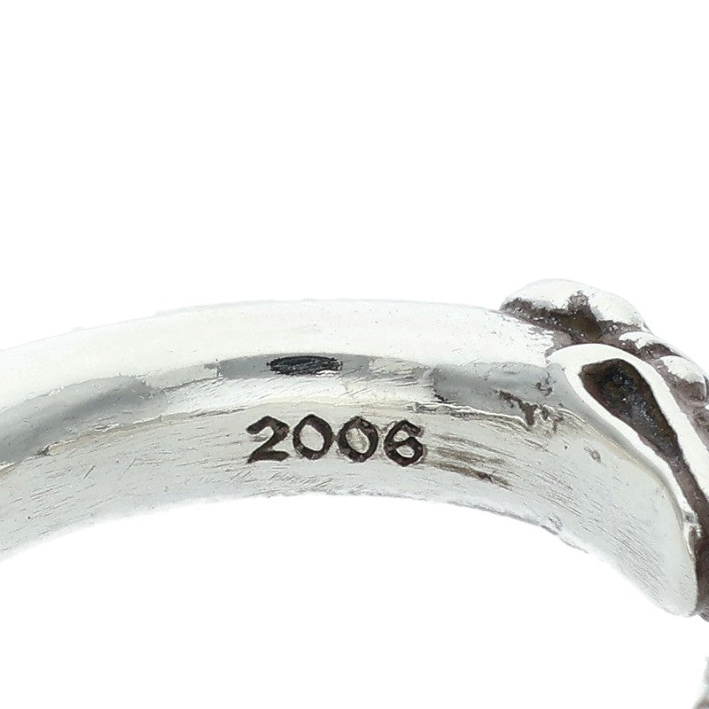 Chrome Hearts DOUBLE DOG Silver 925 Ring Size ONE SIZE