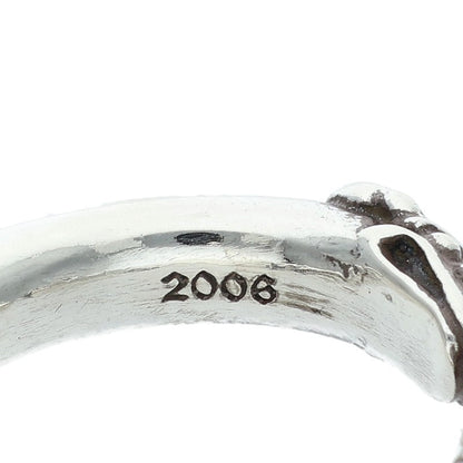 Chrome Hearts DOUBLE DOG Silver 925 Ring Size ONE SIZE