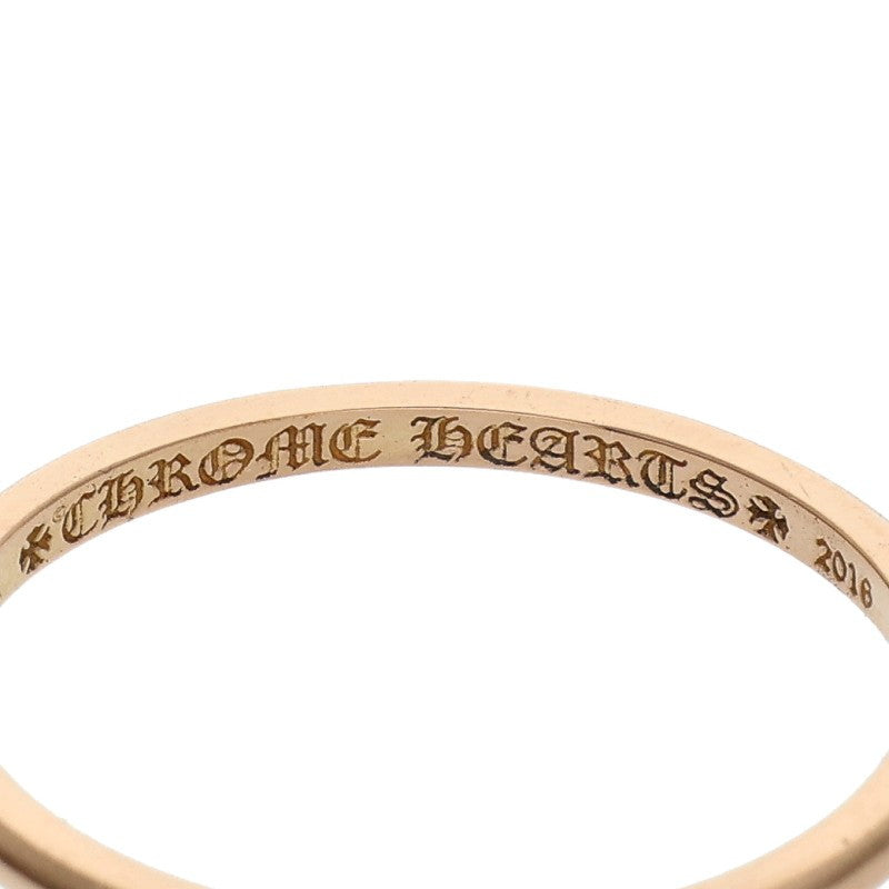 Chrome Hearts 22K BBBLGM WEDDING Yellow Gold Ring Size 21.5