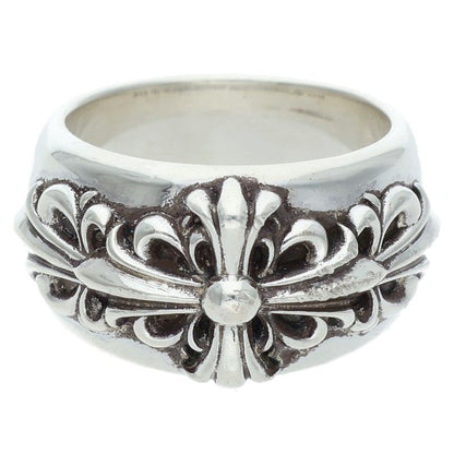 Chrome Hearts CLSC DBL FLRL CRS 925 Ring Size ONE SIZE