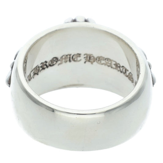 Chrome Hearts CLSC DBL FLRL CRS 925 Ring Size ONE SIZE