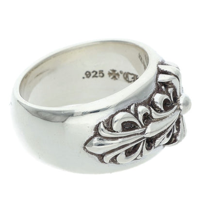 Chrome Hearts CLSC DBL FLRL CRS 925 Ring Size ONE SIZE