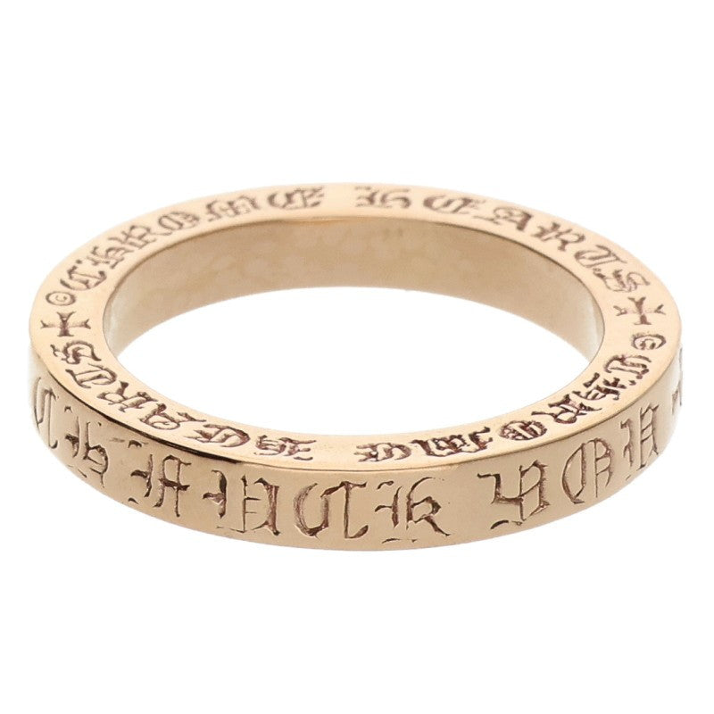 Chrome Hearts 22K 3mm SPACER FUCKYOU Gold Ring Size 16.5