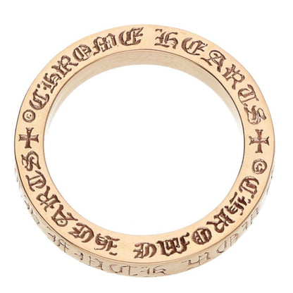 Chrome Hearts 22K 3mm SPACER FUCKYOU Gold Ring Size 16.5