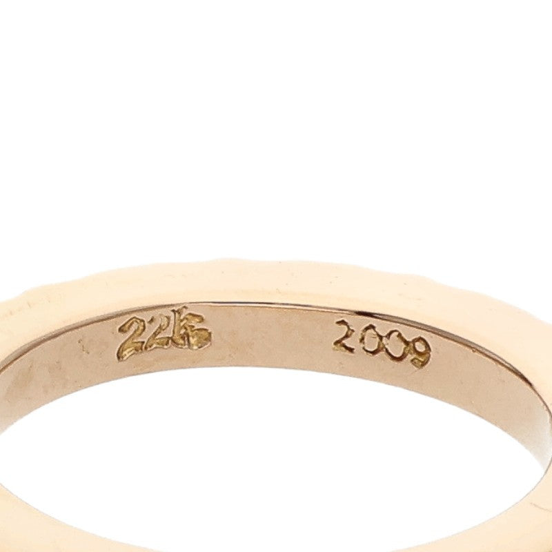 Chrome Hearts 22K TFP Punk Plus Gold Ring Size ONE SIZE