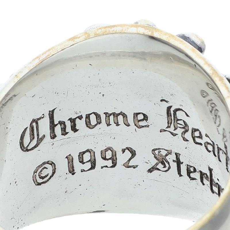 Chrome Hearts KEEPER Sterling Silver Ring Size ONE SIZE