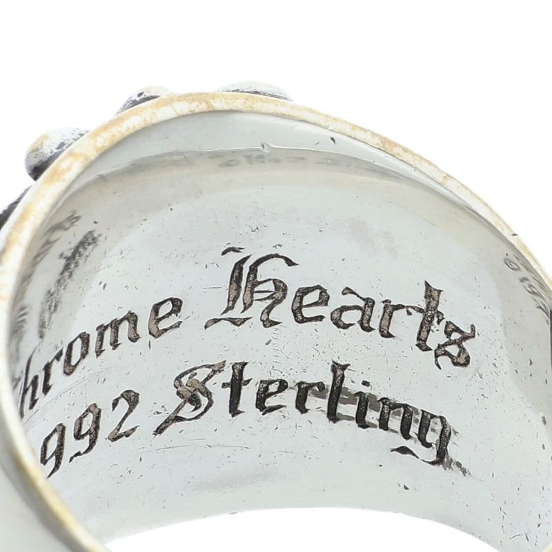 Chrome Hearts KEEPER Sterling Silver Ring Size ONE SIZE