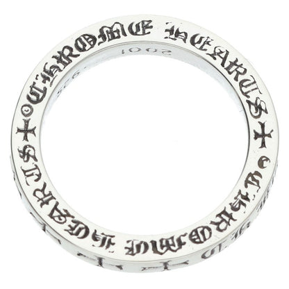Chrome Hearts 3mm SPACER FUCKYOU Silver Ring Size ONE SIZE