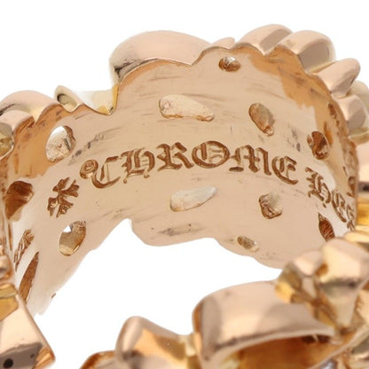 Chrome Hearts 22K DBL FLRL CRS PAVE ONE SIZE Ring Size ONE SIZE