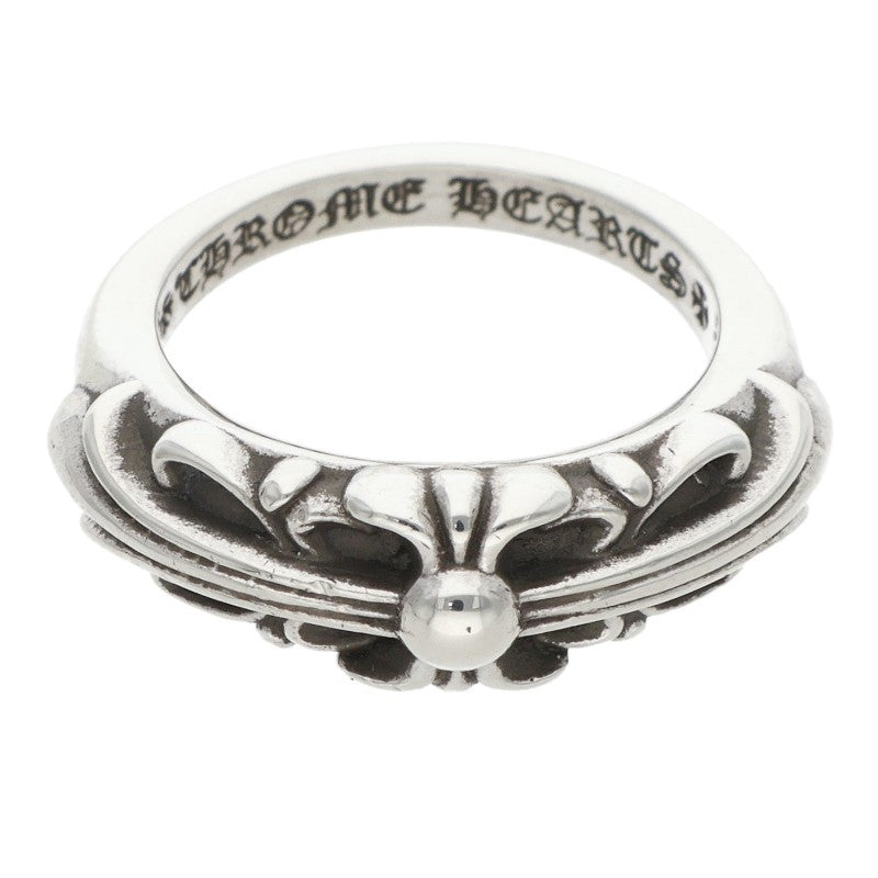 Chrome Hearts BABY CLASSIC Floral Silver Ring Size ONE SIZE