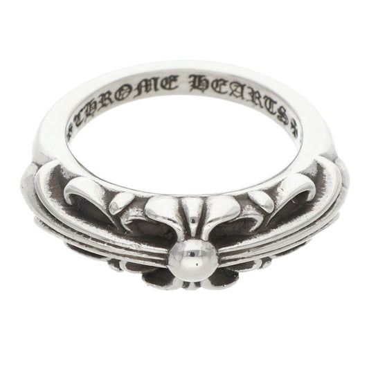 Chrome Hearts BABY CLASSIC Floral Silver Ring Size ONE SIZE