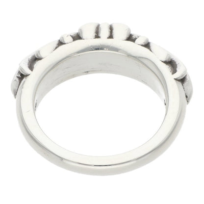 Chrome Hearts BABY CLASSIC Floral Silver Ring Size ONE SIZE