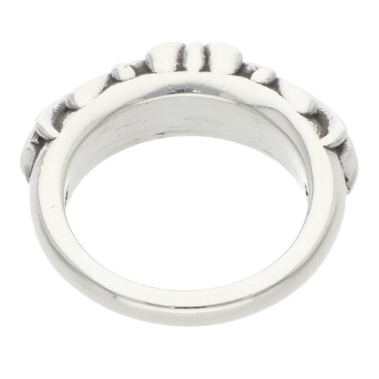 Chrome Hearts BABY CLASSIC Floral Silver Ring Size ONE SIZE
