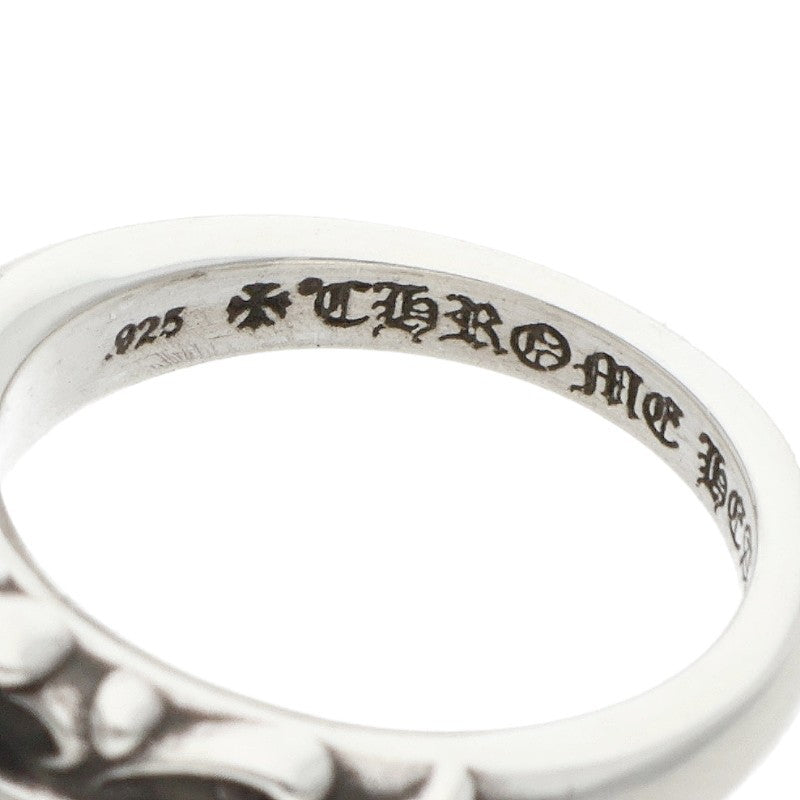 Chrome Hearts BABY CLASSIC Floral Silver Ring Size ONE SIZE