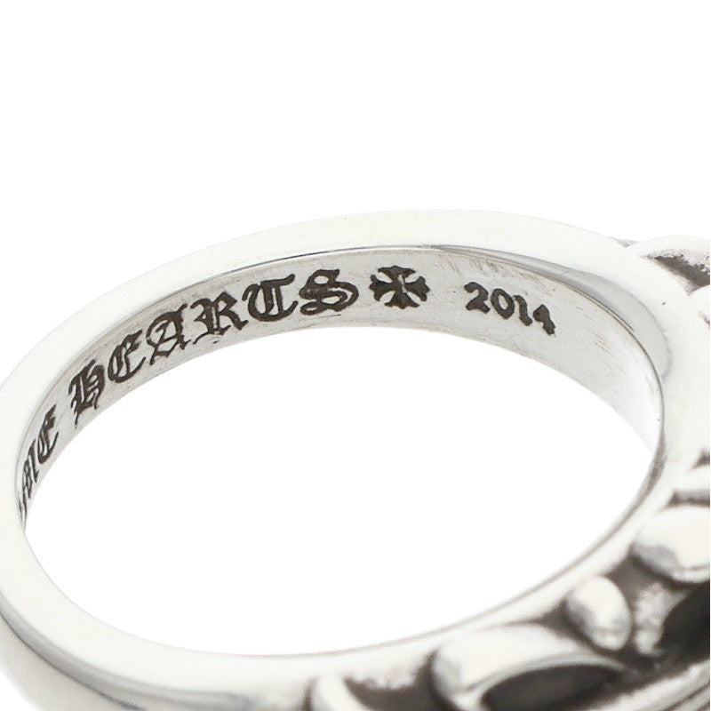 Chrome Hearts BABY CLASSIC Floral Silver Ring Size ONE SIZE