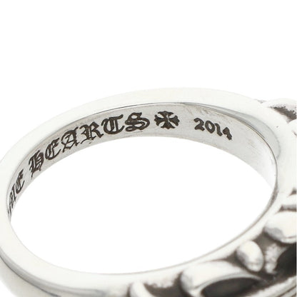 Chrome Hearts BABY CLASSIC Floral Silver Ring Size ONE SIZE