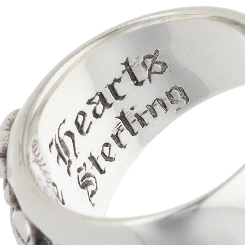 Chrome Hearts FLRL CRS P DMND Pave Diamond Ring Size 23.5