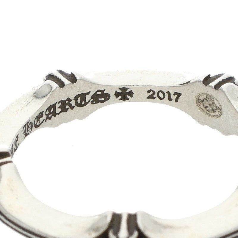 Chrome Hearts PLUS AND BONE 925 Silver Ring Size ONE SIZE