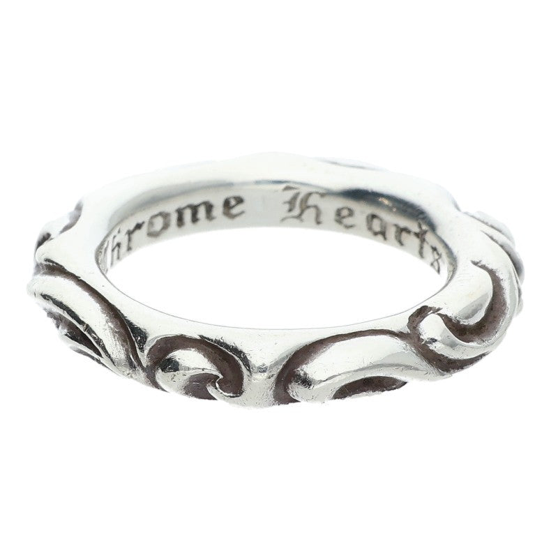 Chrome Hearts SCRL BAND 925 Silver Ring Size US 7