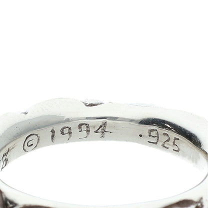 Chrome Hearts SCRL BAND 925 Silver Ring Size US 7