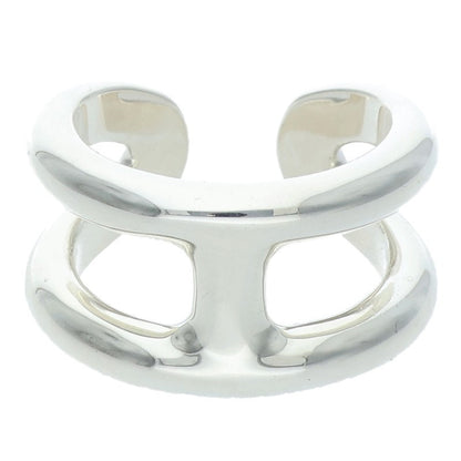 HERMES Osmose PM Silver Ring Size 57