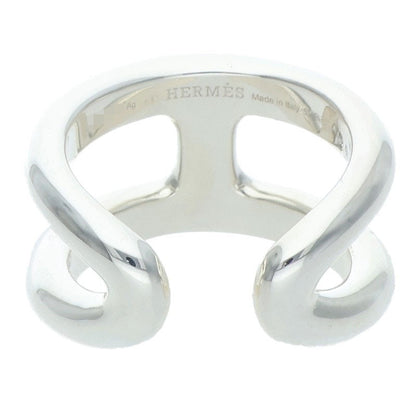 HERMES Osmose PM Silver Ring Size 57